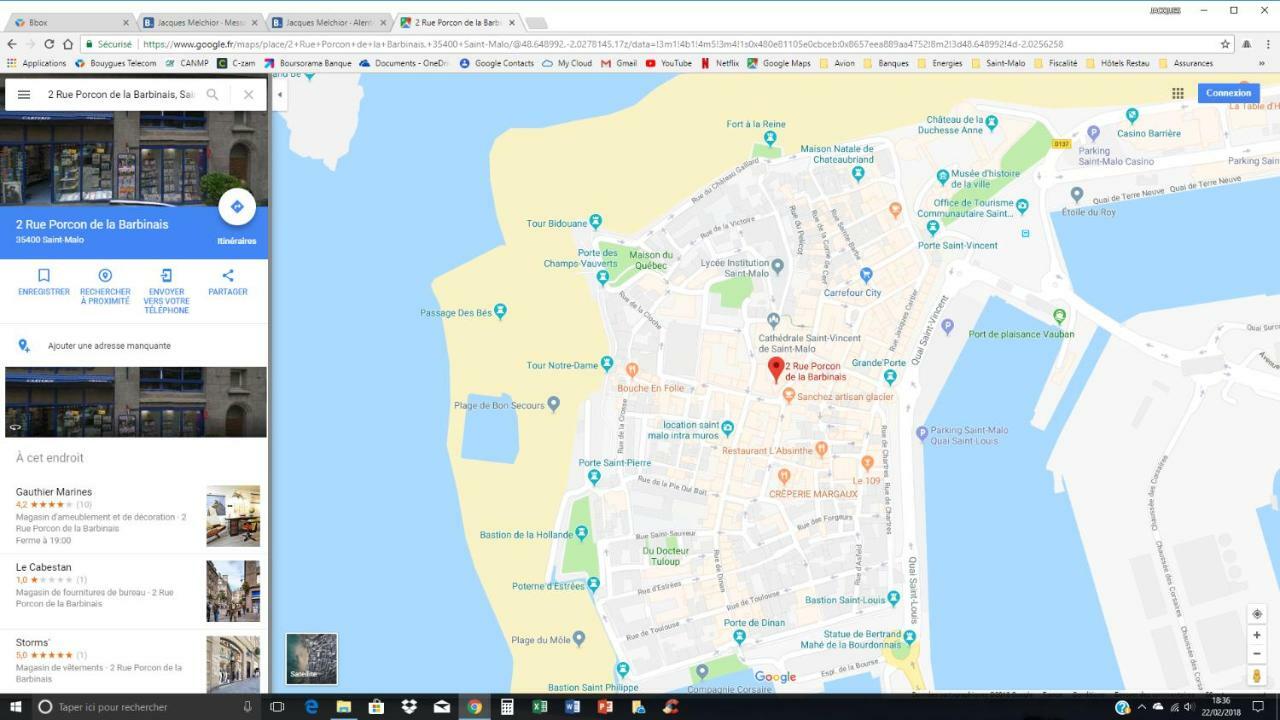 Jacques Melchior Meuble De Tourisme 3 Etoiles Intra Muros Saint-Malo Eksteriør bilde